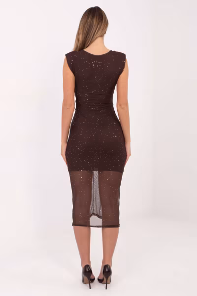 Sukienka Model IT-SK-21931.13 Brown - Italy Moda — zdjęcie 3