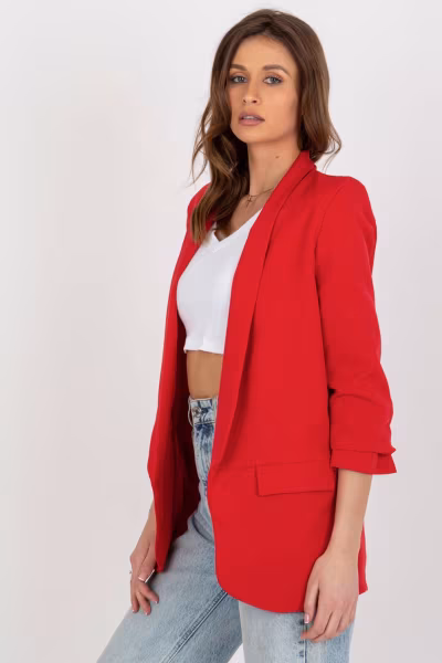 Marynarka Model DHJ-MA-7684.15P Red - Italy Moda — zdjęcie 2