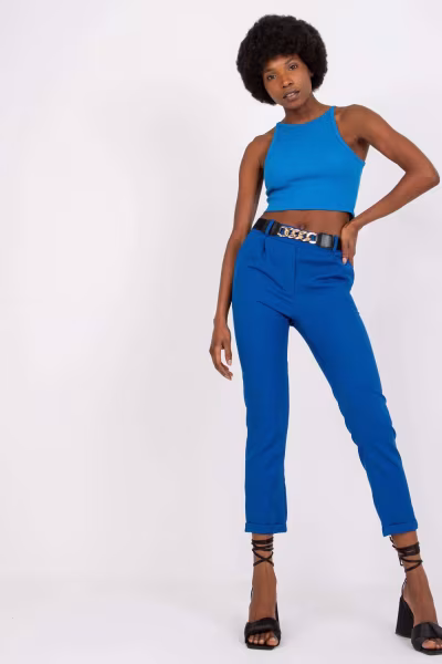 Spodnie Damskie Model DHJ-SP-13165.20 Dark Blue - Italy Moda — zdjęcie 1