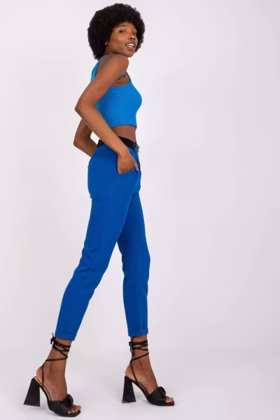 Spodnie Damskie Model DHJ-SP-13165.20 Dark Blue - Italy Moda — zdjęcie 2