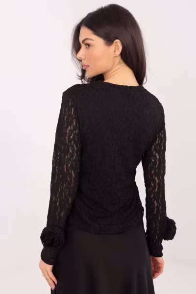 Bluzka Model IT-BZ-9950.79 Black - Italy Moda — zdjęcie 3