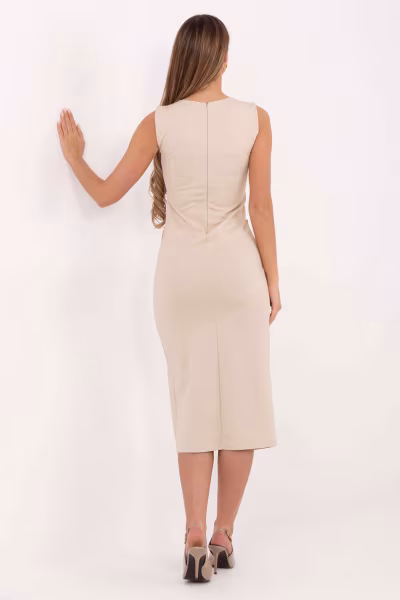 Sukienka Model IT-SK-21891.61 Beige - Italy Moda — zdjęcie 3