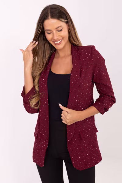 Marynarka Model IT-MA-7684.81 Bordo - Italy Moda — zdjęcie 1