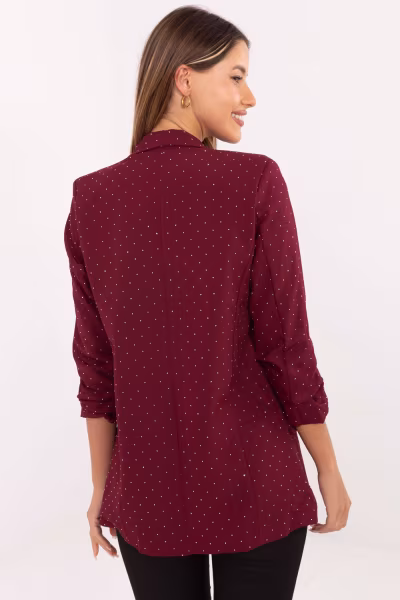 Marynarka Model IT-MA-7684.81 Bordo - Italy Moda — zdjęcie 3