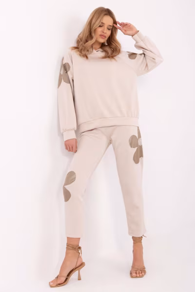 Spodnie Komplet Model MI-KMPL-M6124.61P Beige - Italy Moda — zdjęcie 1