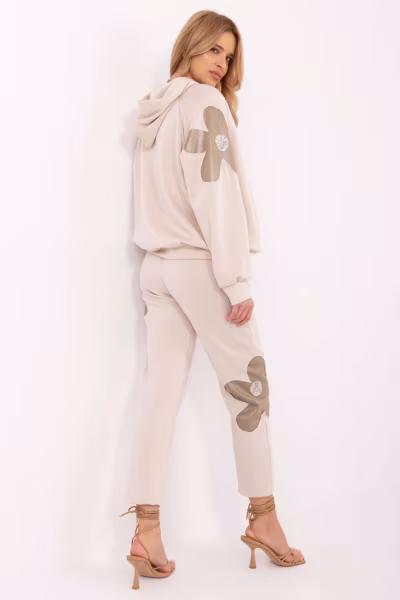 Spodnie Komplet Model MI-KMPL-M6124.61P Beige - Italy Moda — zdjęcie 3