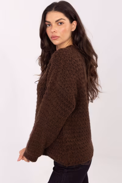 Sweter Damski Model MI-SW-1028.22 brown - Italy Moda — zdjęcie 2