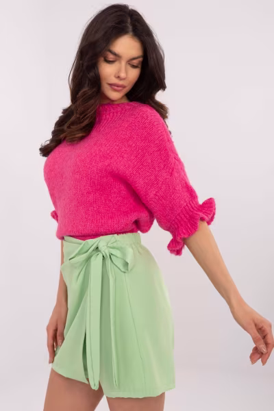 Sweter Damski Model MI-SW-2913.99 Fluo Pink - Italy Moda — zdjęcie 2