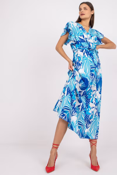 Sukienka Model DHJ-SK-13203-1.03X White/Blue - Italy Moda — zdjęcie 2