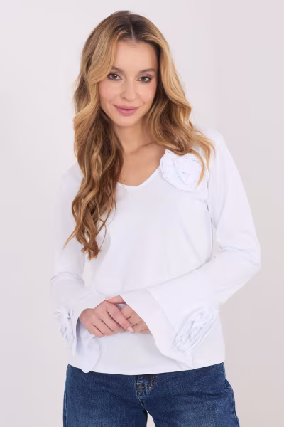 Bluzka Model IT-BZ-22139.55 White - Italy Moda — zdjęcie 1