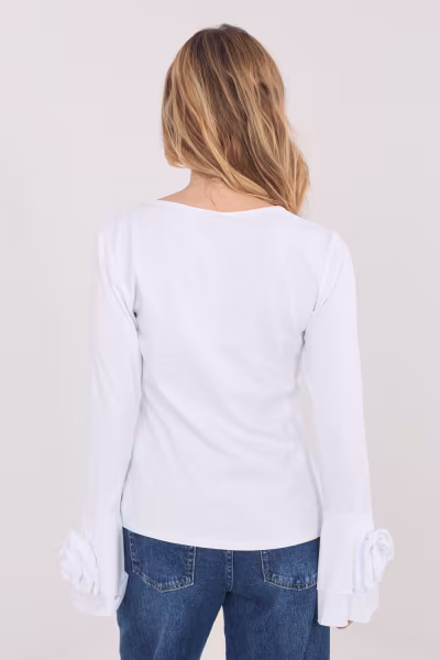 Bluzka Model IT-BZ-22139.55 White - Italy Moda — zdjęcie 3