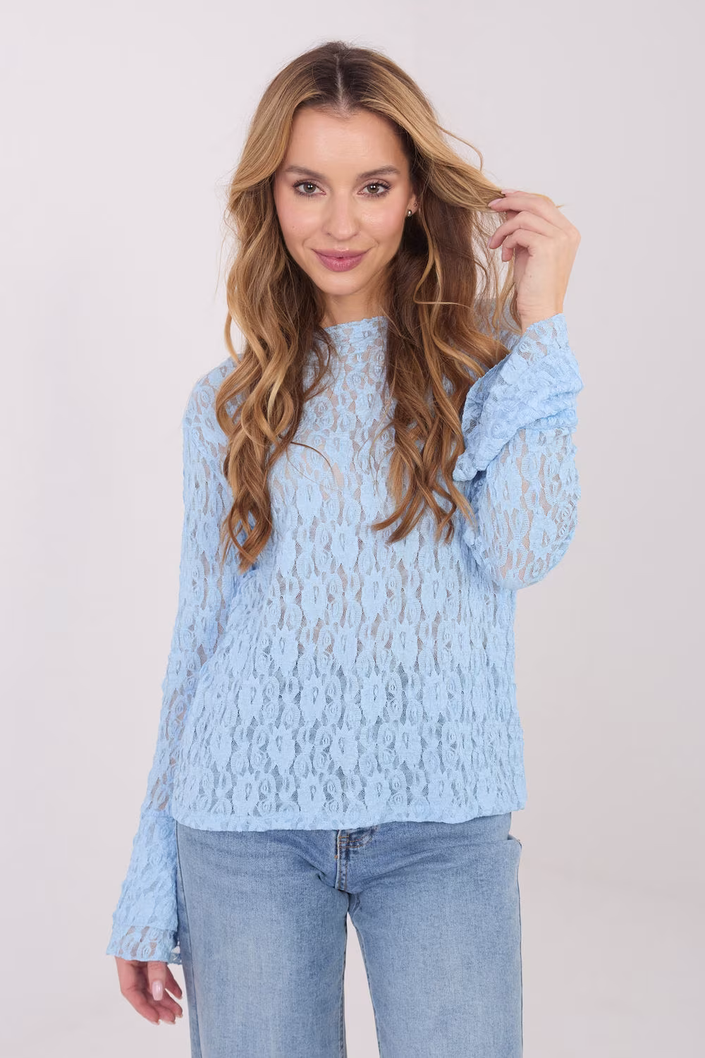 Bluzka Model IT-BZ-9970.97 Light Blue - Italy Moda