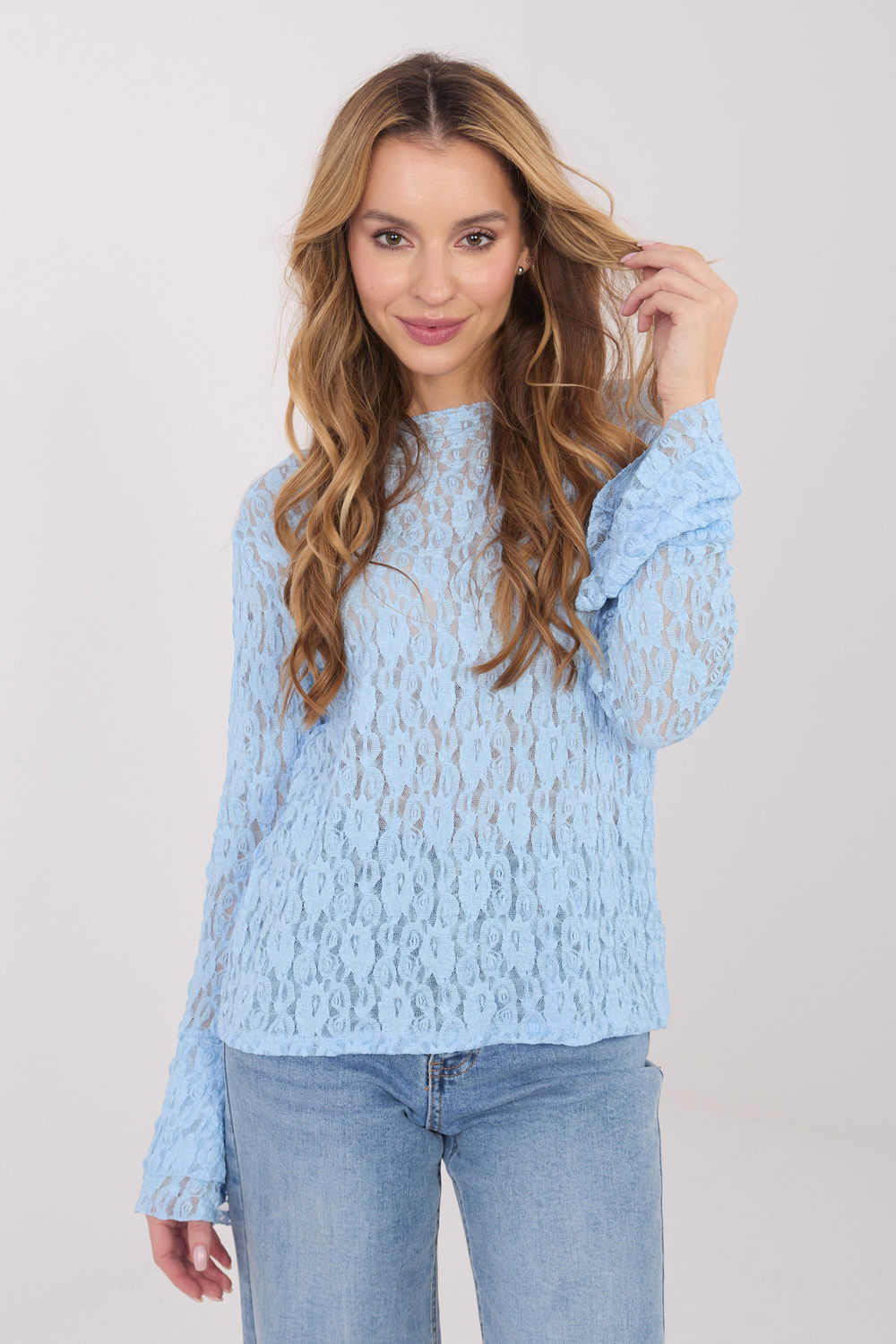 Bluzka Model IT-BZ-9970.97 Light Blue - Italy Moda