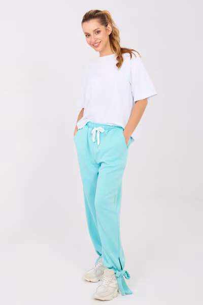 Spodnie Dresowe Model IT-SP-9987.16 Mint - Italy Moda — zdjęcie 2