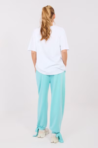 Spodnie Dresowe Model IT-SP-9987.16 Mint - Italy Moda — zdjęcie 3