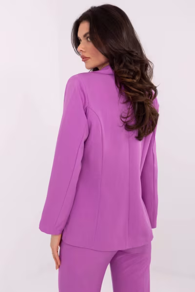 Marynarka Model DHJ-MA-18736.12 Violet - Italy Moda — zdjęcie 3