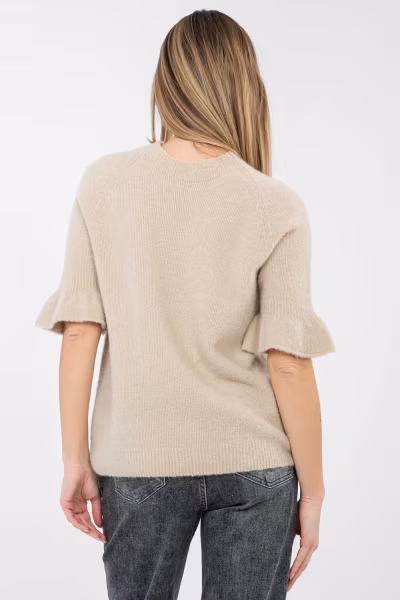 Sweter Damski Model MI-SW-1901.66 Beige - Italy Moda — zdjęcie 3