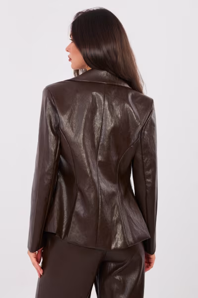 Marynarka Model IT-MA-FL10092.15 Dark Brown - Italy Moda — zdjęcie 3