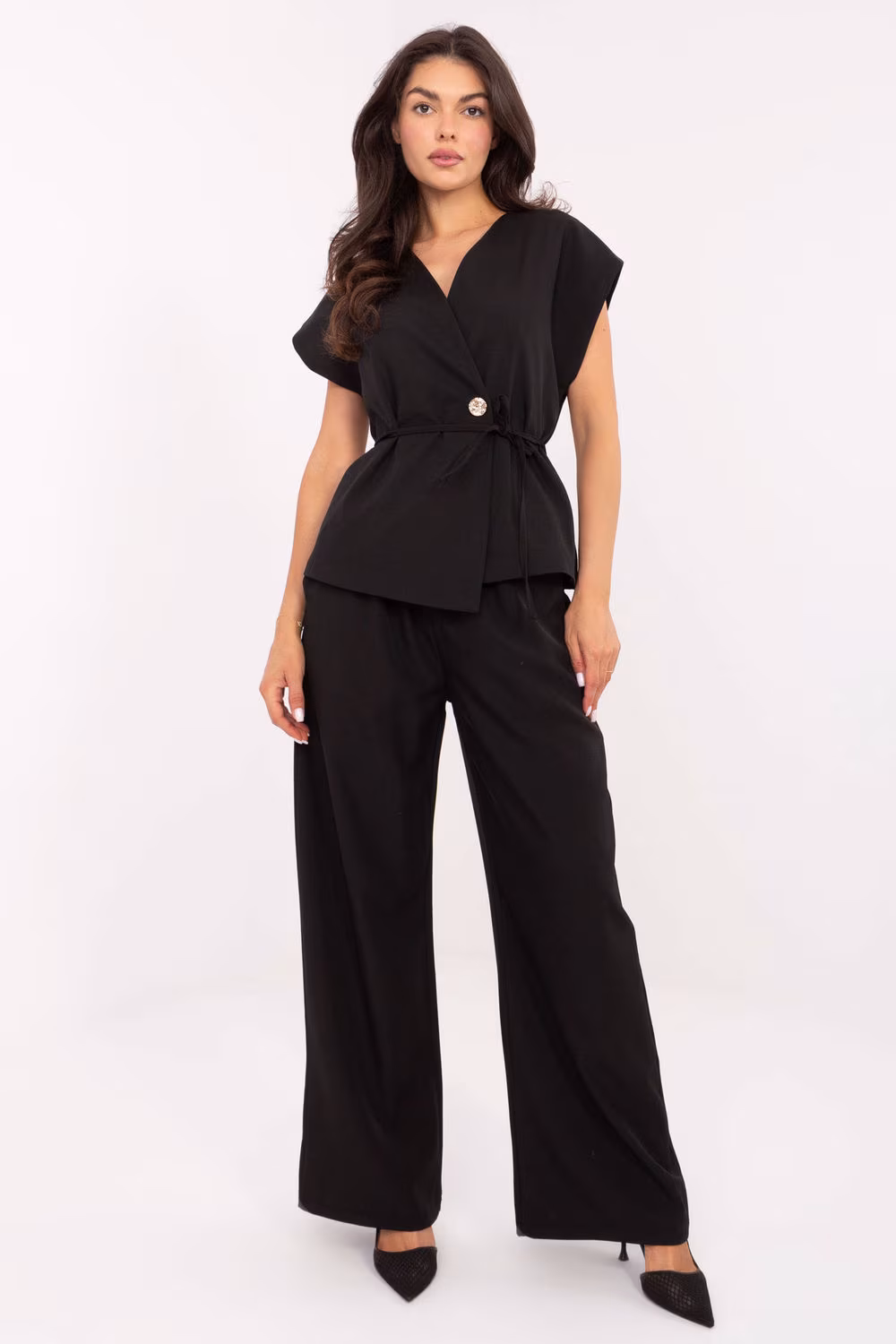 Spodnie Komplet Model IT-KMPL-21029.78 Black - Italy Moda