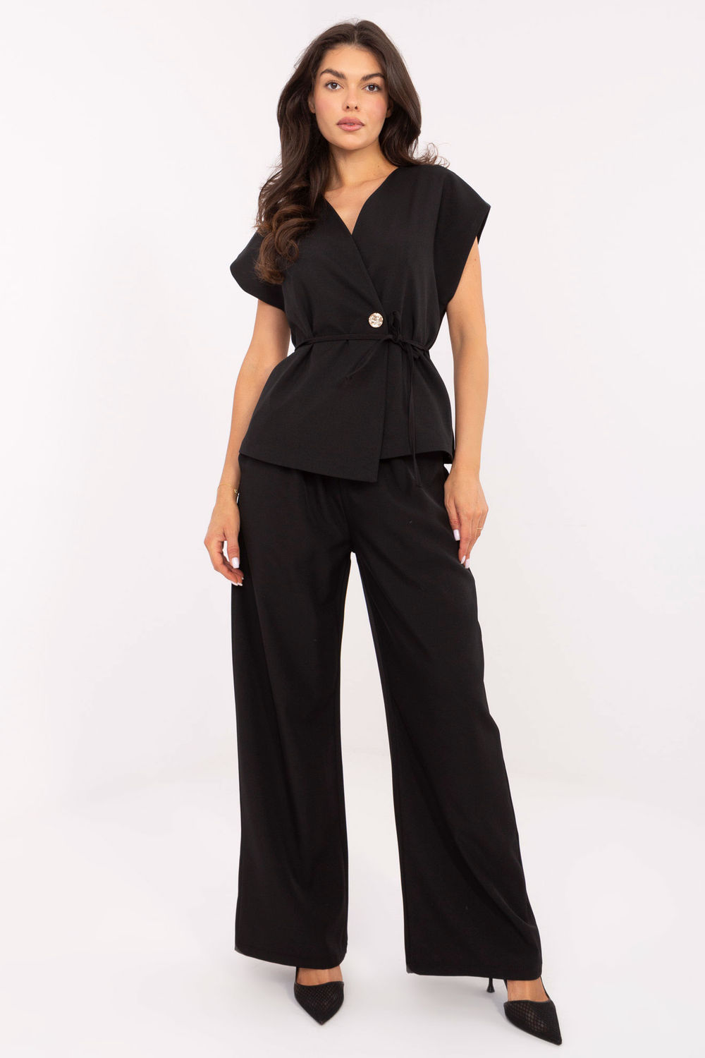 Spodnie Komplet Model IT-KMPL-21029.78 Black - Italy Moda