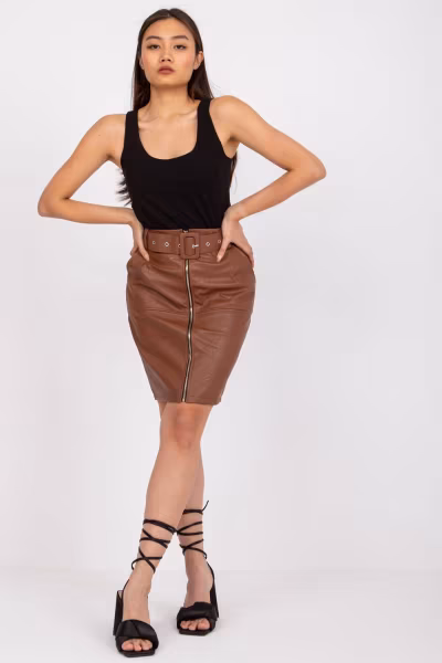Spódnica Model DHJ-SD-5836.46P Brown - Italy Moda — zdjęcie 2