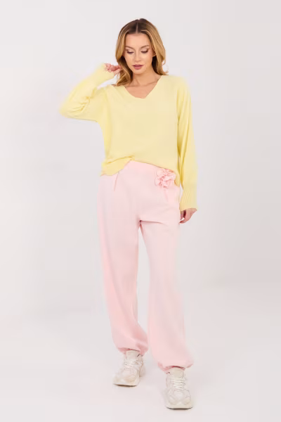 Spodnie Dresowe Model IT-SP-22197.61 Light Pink - Italy Moda — zdjęcie 1