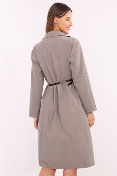 Sukienka Model MI-SK-92400.17 Dark Beige - Italy Moda — zdjęcie 3