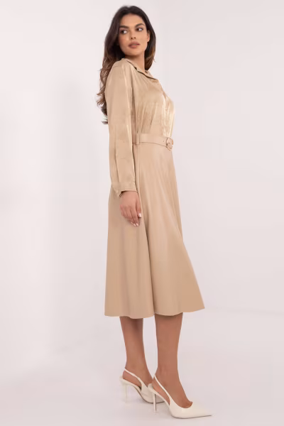Spódnica Model DHJ-SD-A1997.76 Beige - Italy Moda — zdjęcie 2