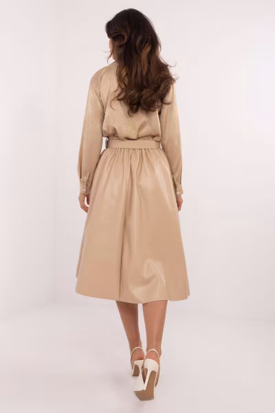 Spódnica Model DHJ-SD-A1997.76 Beige - Italy Moda — zdjęcie 3