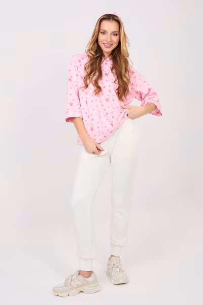 Bluza Damska Model IT-BZ-22278.74 Pink - Italy Moda — zdjęcie 2