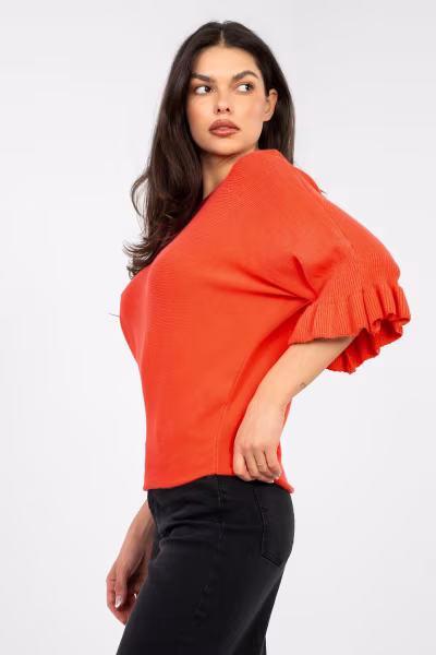 Sweter Damski Model IT-SW-99244.65 Coral - Italy Moda — zdjęcie 2