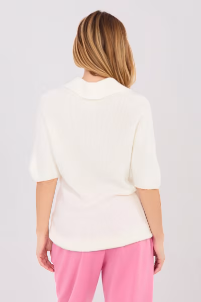 Sweter Damski Model MI-SW-0120.16 Ecru - Italy Moda — zdjęcie 3