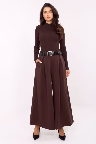 Spodnie Damskie Model IT-SP-17872.76 Brown - Italy Moda — zdjęcie 1