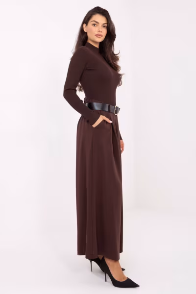 Spodnie Damskie Model IT-SP-17872.76 Brown - Italy Moda — zdjęcie 2