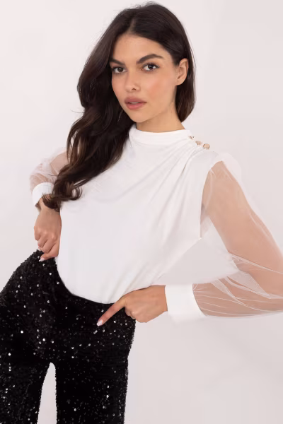 Bluzka Model MI-BZ-278519.03X White - Italy Moda — zdjęcie 1