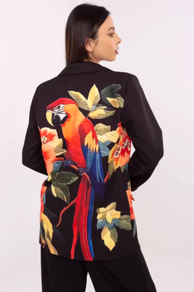Marynarka Model DHJ-MA-18525-34.08 Black - Italy Moda — zdjęcie 3