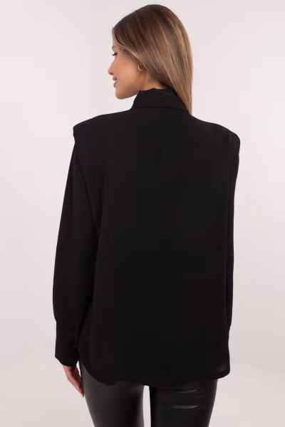Koszula Damska Model MI-KS-61527.56 Black - Italy Moda — zdjęcie 3