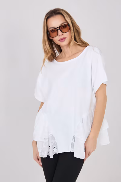 Bluzka Model IT-BZ-81870.18 White - Italy Moda — zdjęcie 1