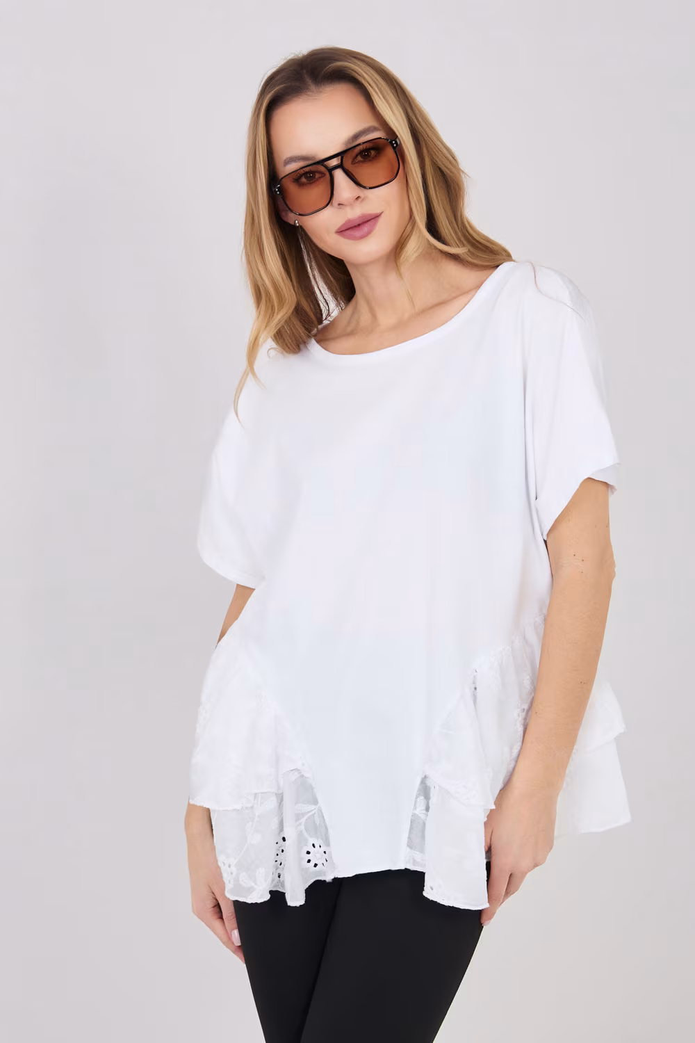 Bluzka Model IT-BZ-81870.18 White - Italy Moda