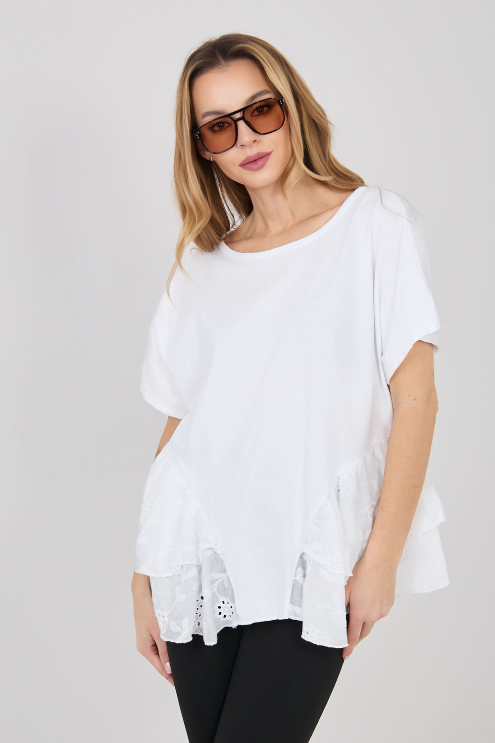 Bluzka Model IT-BZ-81870.18 White - Italy Moda
