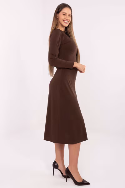 Sukienka Model IT-SK-21900.00 Brown - Italy Moda — zdjęcie 2
