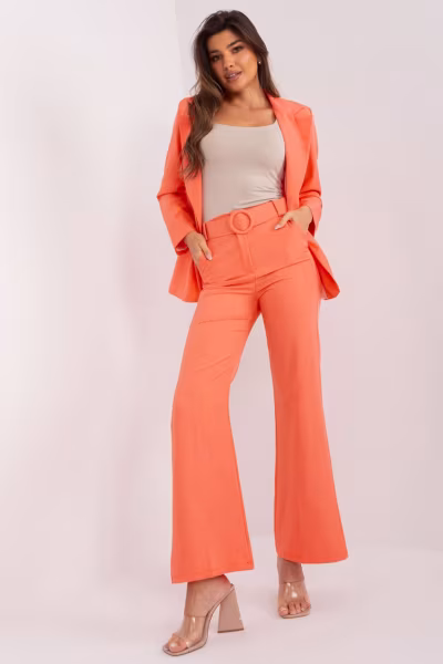 Spodnie Damskie Model DHJ-SP-18737.20 Fluo Orange - Italy Moda — zdjęcie 2