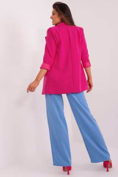 Marynarka Model DHJ-MA-18598.13 Fuksja - Italy Moda — zdjęcie 3