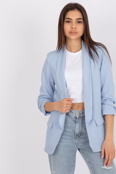 Marynarka Model DHJ-MA-7684.15P Light Blue - Italy Moda — zdjęcie 2