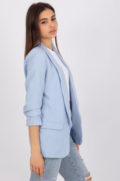 Marynarka Model DHJ-MA-7684.15P Light Blue - Italy Moda — zdjęcie 3