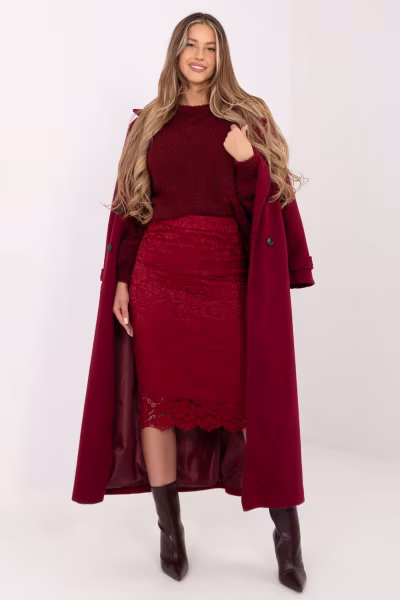 Spódnica Model IT-SD-21852.15 Bordo - Italy Moda — zdjęcie 1