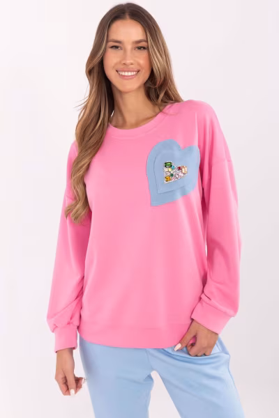 Bluza Damska Model DHJ-BL-20322.72 Pink - Italy Moda — zdjęcie 1
