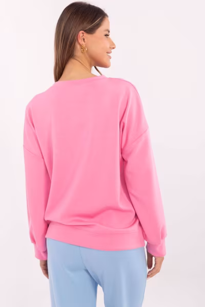 Bluza Damska Model DHJ-BL-20322.72 Pink - Italy Moda — zdjęcie 3