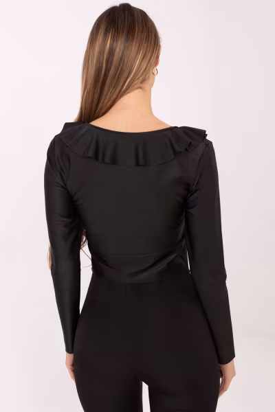 Bluzka Model IT-BZ-21837.00 Black - Italy Moda — zdjęcie 3