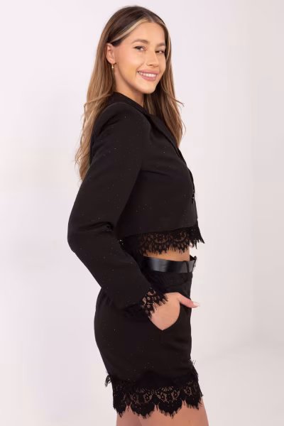 Marynarka Model IT-MA-FL9972-1.92 Black - Italy Moda — zdjęcie 2